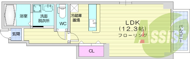 1Ｋ、ＴＶインターホン、追焚機能、浴室乾燥機、温水洗浄便座