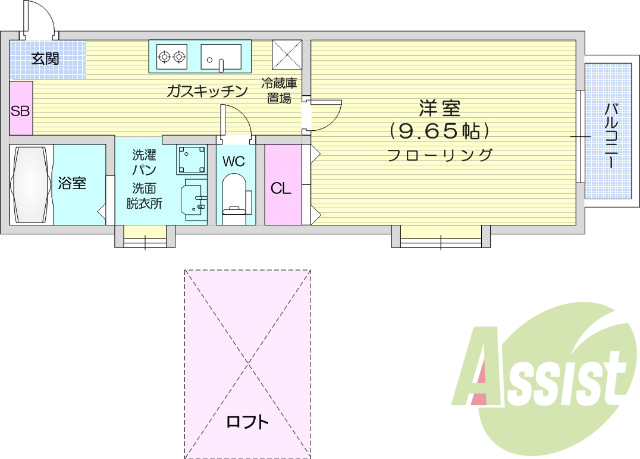1K、独立洗面台、ウォシュレット、エアコン
