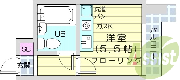 10階の間取り図