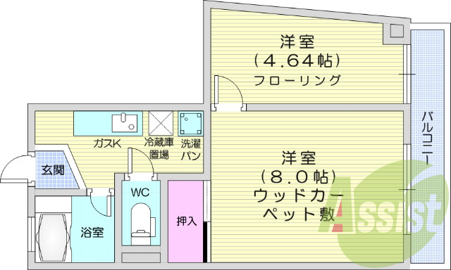 3階の間取り図