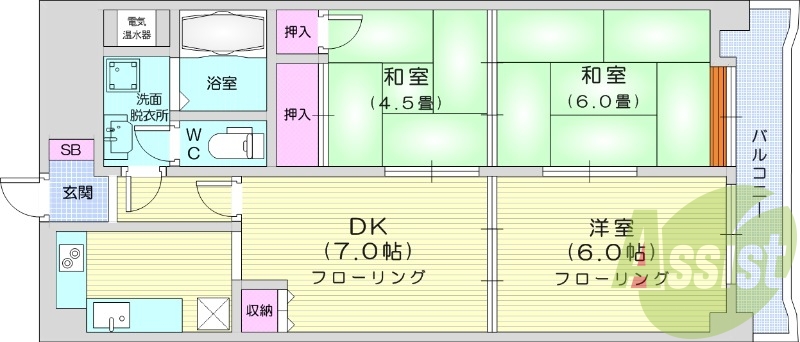 10階の間取り図
