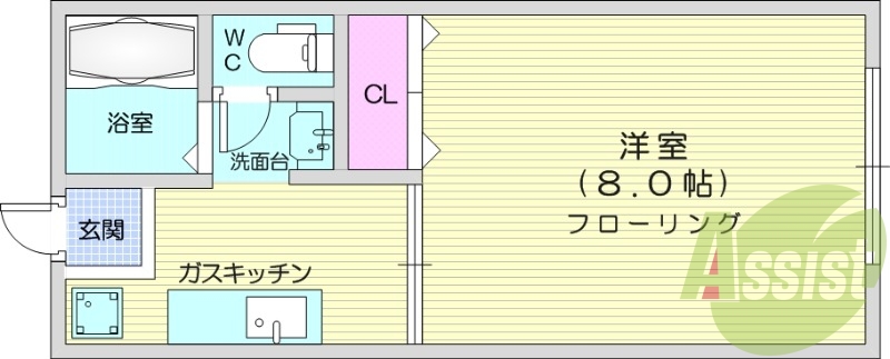 1階の間取り図