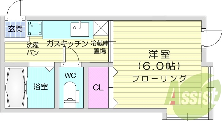 1階の間取り図