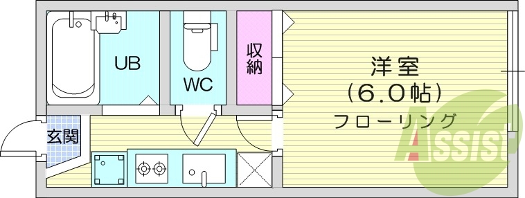 1階の間取り図