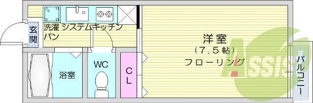 システムキッチン、モニター付きインターホン、バス、トイレ別