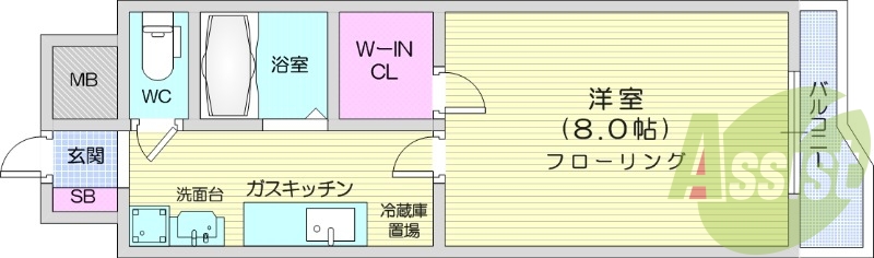 13階の間取り図