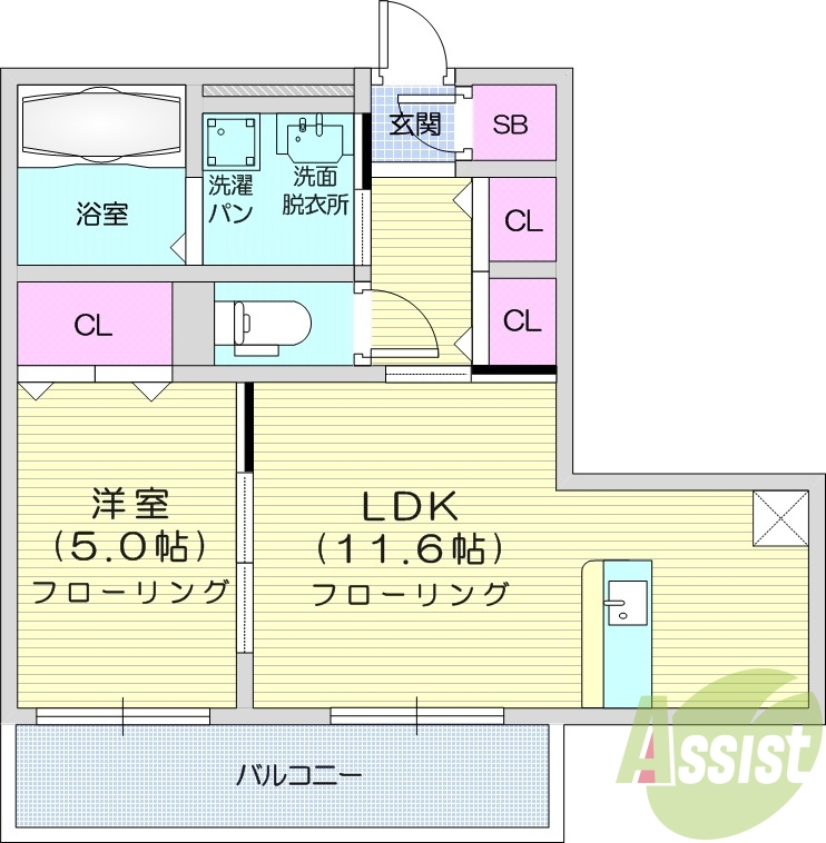 １LDK、エアコン、追い焚き機能、物置、宅配ボックス