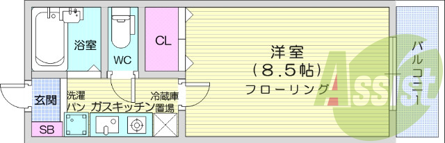 1K、IHクッキングヒーター、インターネット対応