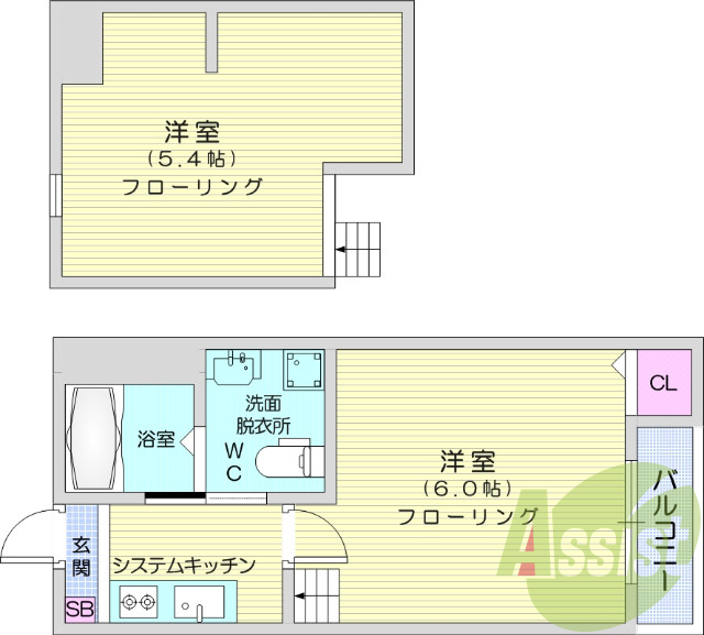 １K、インターネット無料、浴室乾燥機、オートロック。