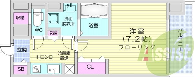 オートロック、インターネット無料、エアコン