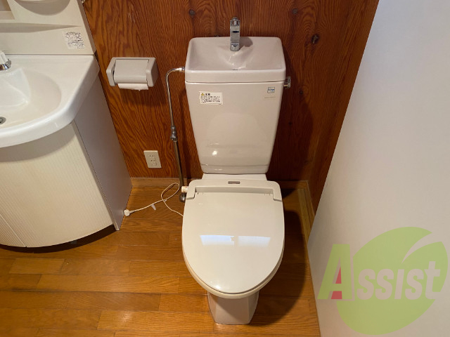 トイレはこちらです。十分な広さがございますね トイレはこちらです。十分な広さがございますね