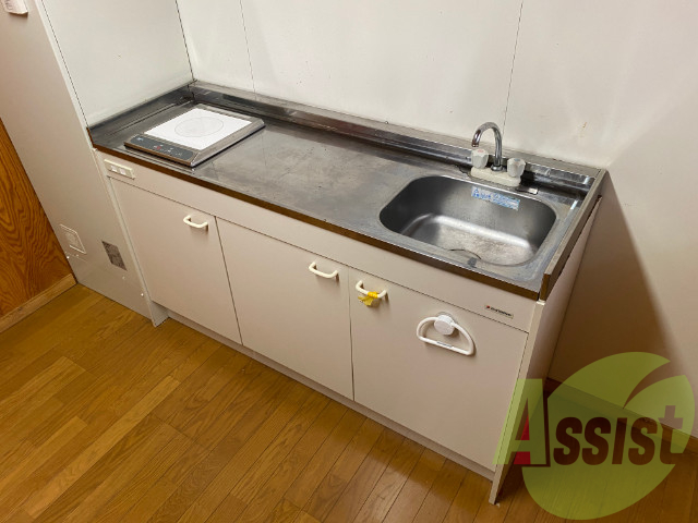 調理も捗りそうな、広めのキッチンでございますね 調理も捗りそうな、広めのキッチンでございますね