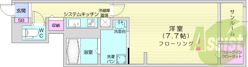1K、ペット相談、追い焚き機能、モニター付きインターホン