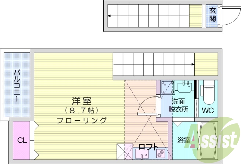 1R、インターネット使用料無料、IHクッキングヒーター
