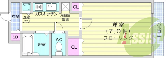 南西向き、ペット相談可、エアコン、収納２か所