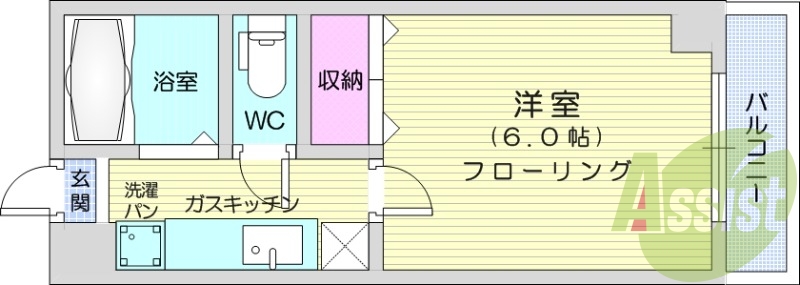 3階の間取り図