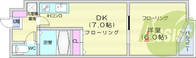 写真は別号室です。ネット無料、IHコンロ、オートロック