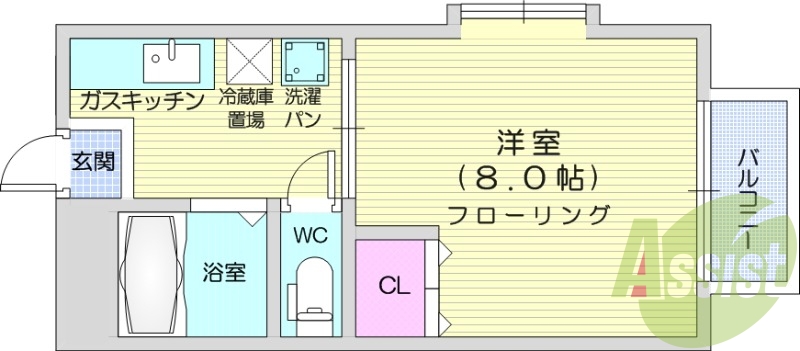 写真は別室です。地下鉄黒松徒歩圏内、東向、ウォシュレット付き