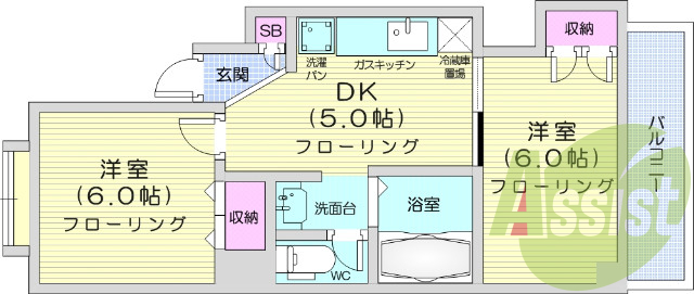 お写真は102号室のものです。参考にしてくださいませ。