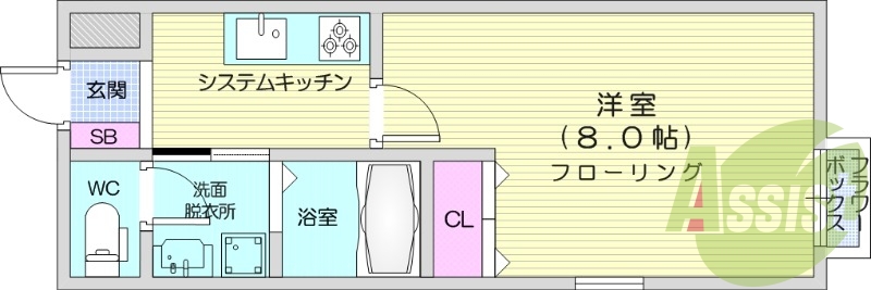 1K、インターホンはスマートフォン連動式です！