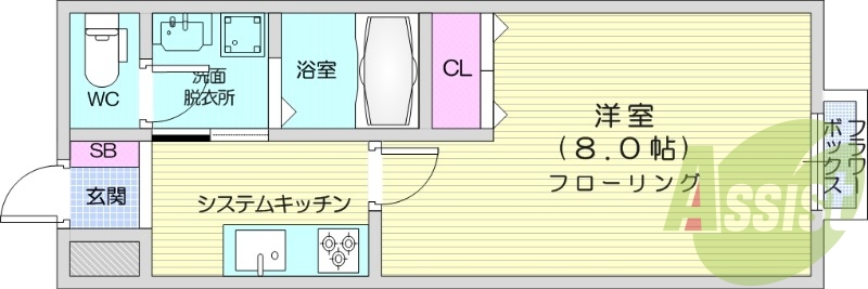 1K、インターホンはスマートフォン連動式です！