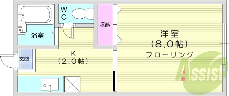 1階の間取り図
