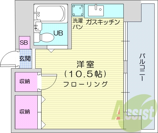 5階の間取り図