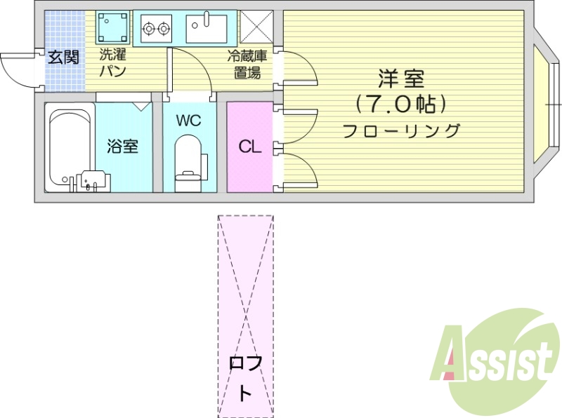 写真は別室です。1K、エアコン、バストイレ別、クローゼット