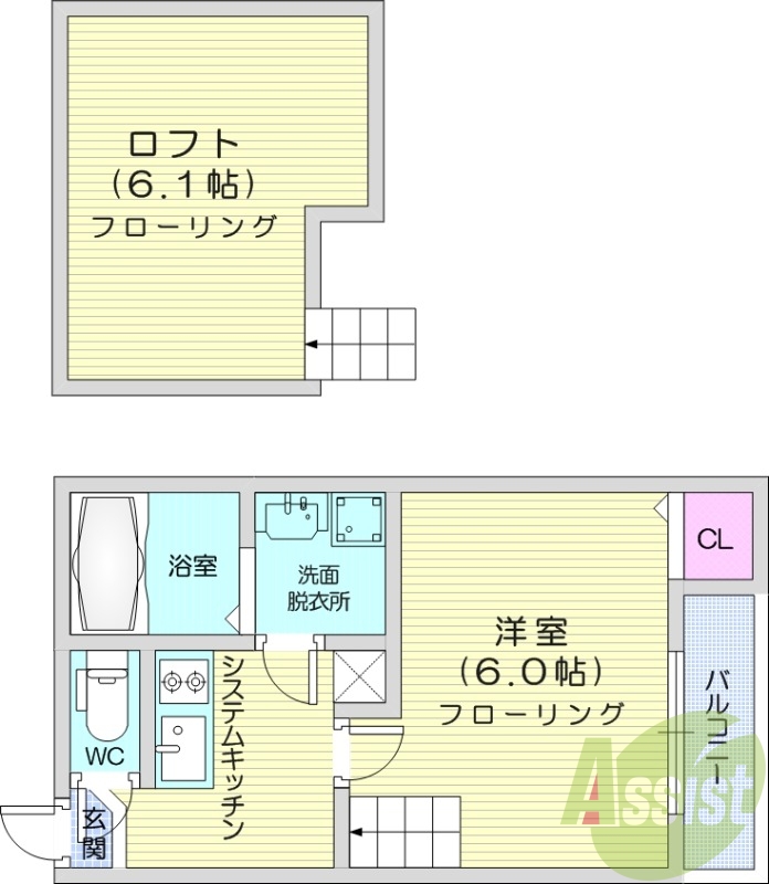 1*、デザイナーズ、浴室乾燥機、南向き、ネット無料、BS