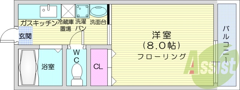 写真は別室です。1K、エアコン、BT別、都市ガス、独立洗面