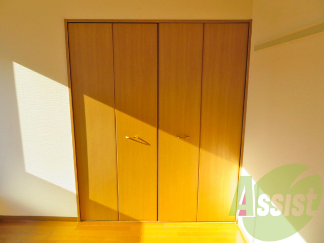 収納はこちらのクローゼットになりますね。 収納はこちらのクローゼットになりますね。