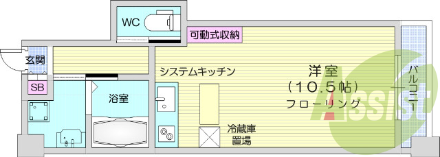 10階の間取り図