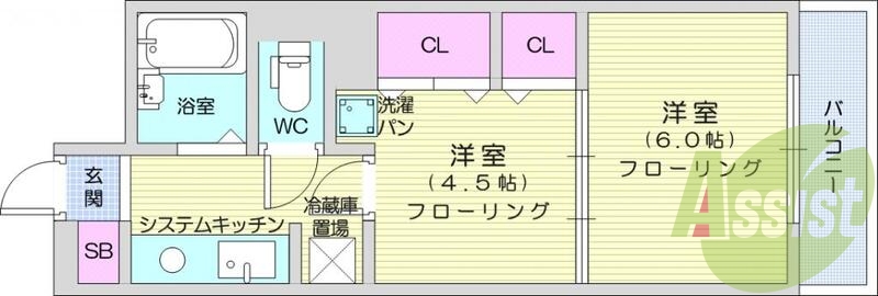 2Ｋ、温水洗浄便座、モニタ付きインターホン