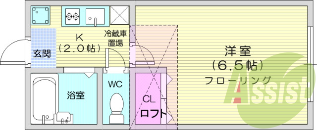 2階の間取り図