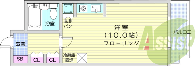 お写真は6階のお部屋のものです。参考にしてくださいませ。
