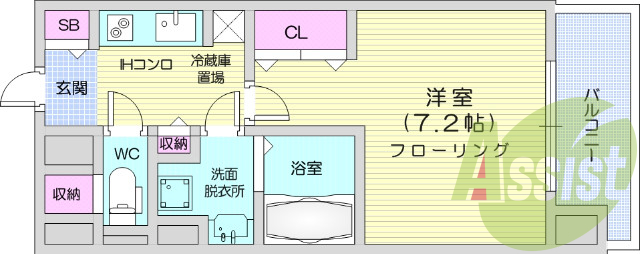 オートロック、インターネット無料、エアコン