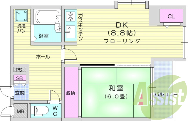 お写真は908号室のものです。参考にしてくださいませ。
