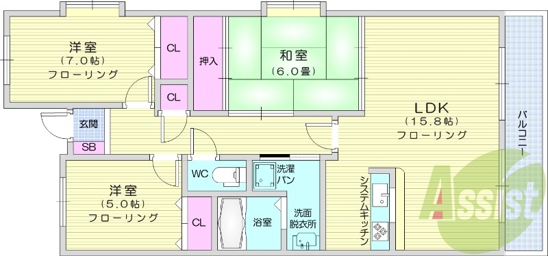 オートロック、エアコン、追い焚き、宅配ボックス