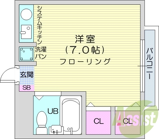 3階の間取り図