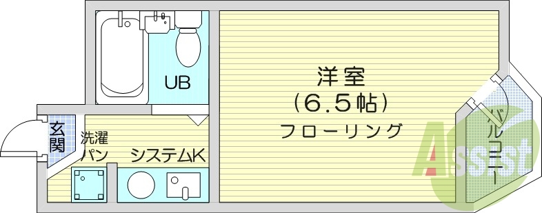 4階の間取り図