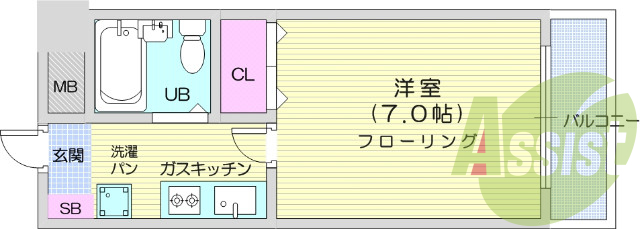 3階の間取り図