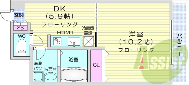 11階の間取り図