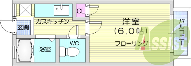 2階の間取り図