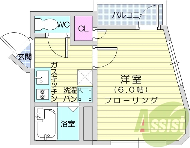 2階の間取り図
