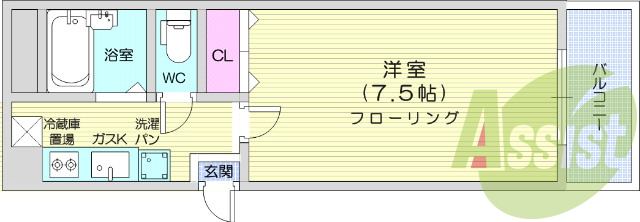 2階の間取り図