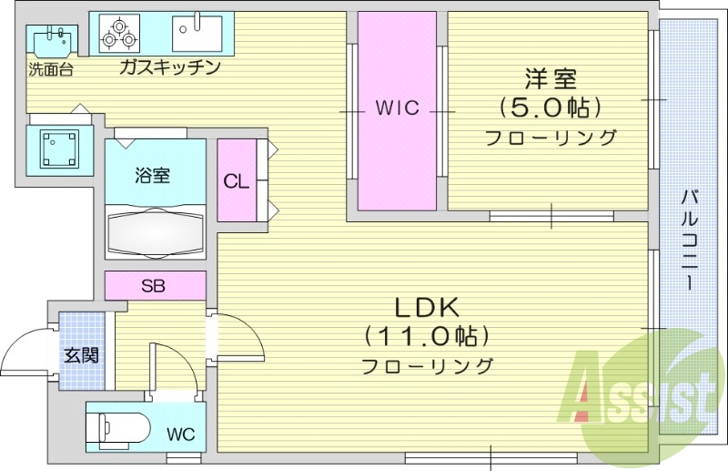 10階の間取り図