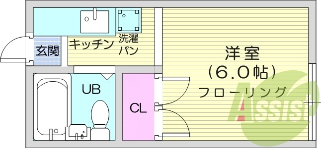 2階の間取り図