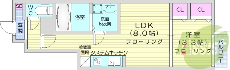 １LDK、浴室乾燥機、追い焚き機能、ネット使用料不要
