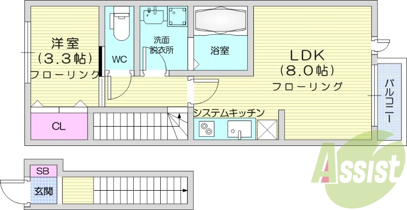 １LDK、浴室乾燥機、追い焚き機能、ネット使用料不要