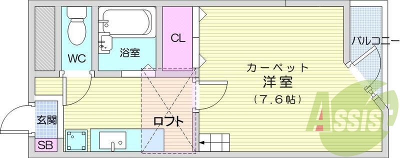 1階の間取り図